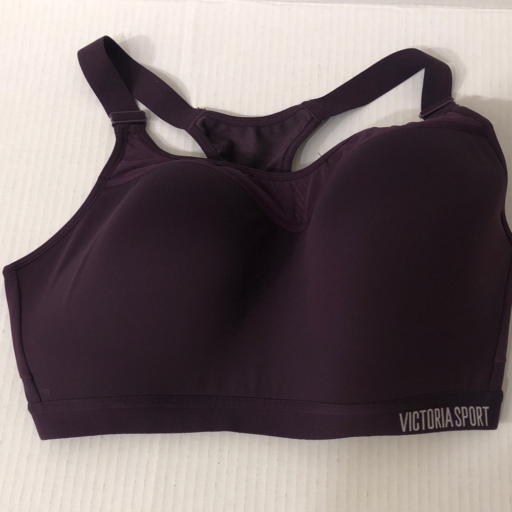 Victoria Sport Women's Plum High-Impact Racerback Sports Bra
